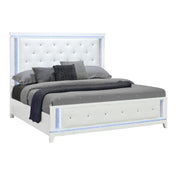 Adalid - 5 Pieces Bedroom Set With LED Lights And Glittered Detailing