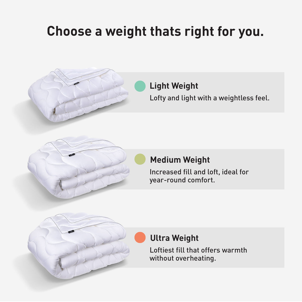 Performance - Medium Weight Comforter