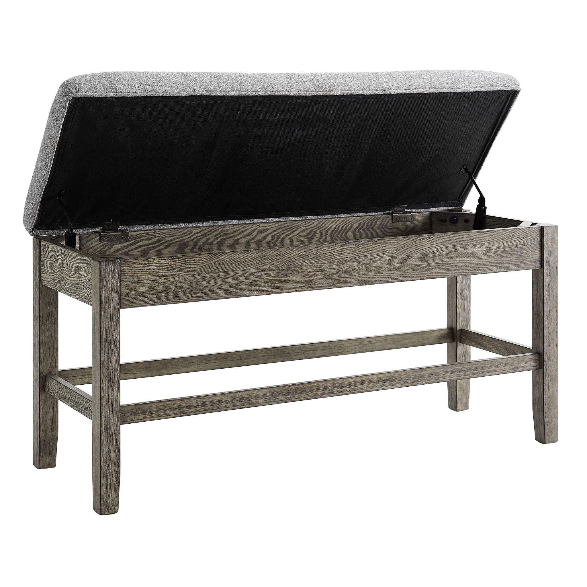 Grayson - Counter Bench - Gray / Light Brown