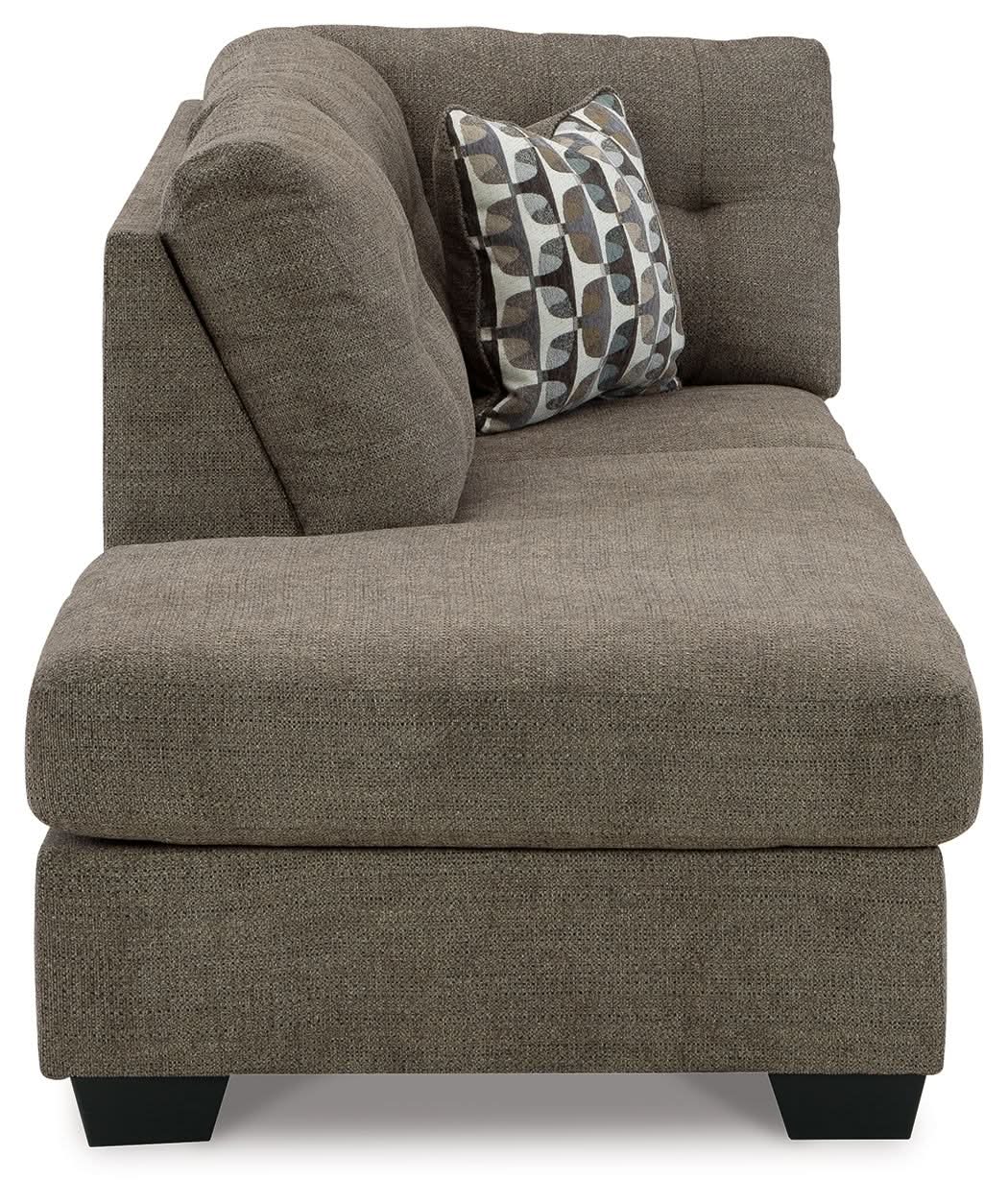 Mahoney - Laf Corner Chaise - Chocolate