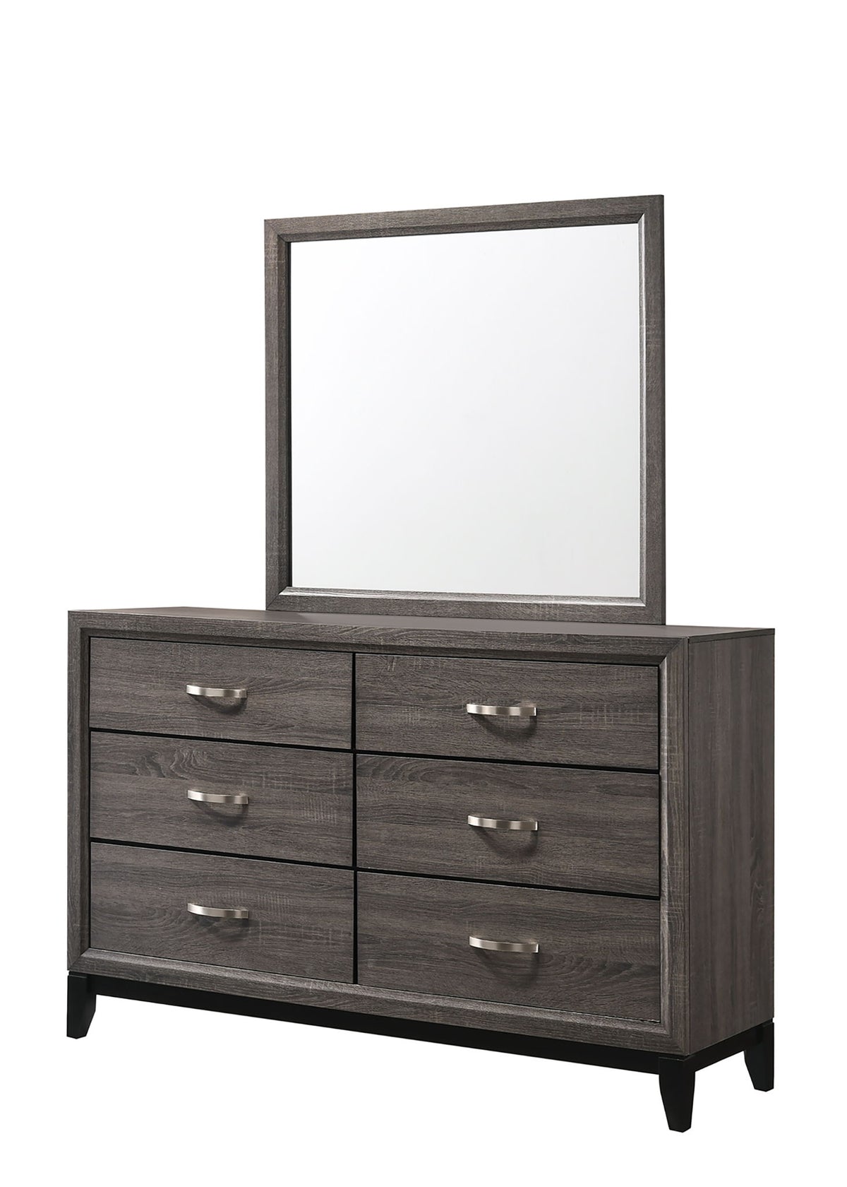 Akerson - Full 4 Piece Bedroom Set - Gray