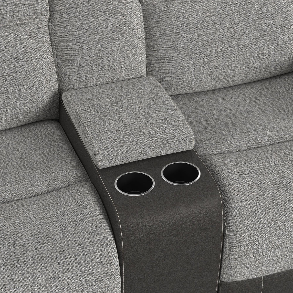 Hornet - Motion Glider Loveseat With Console