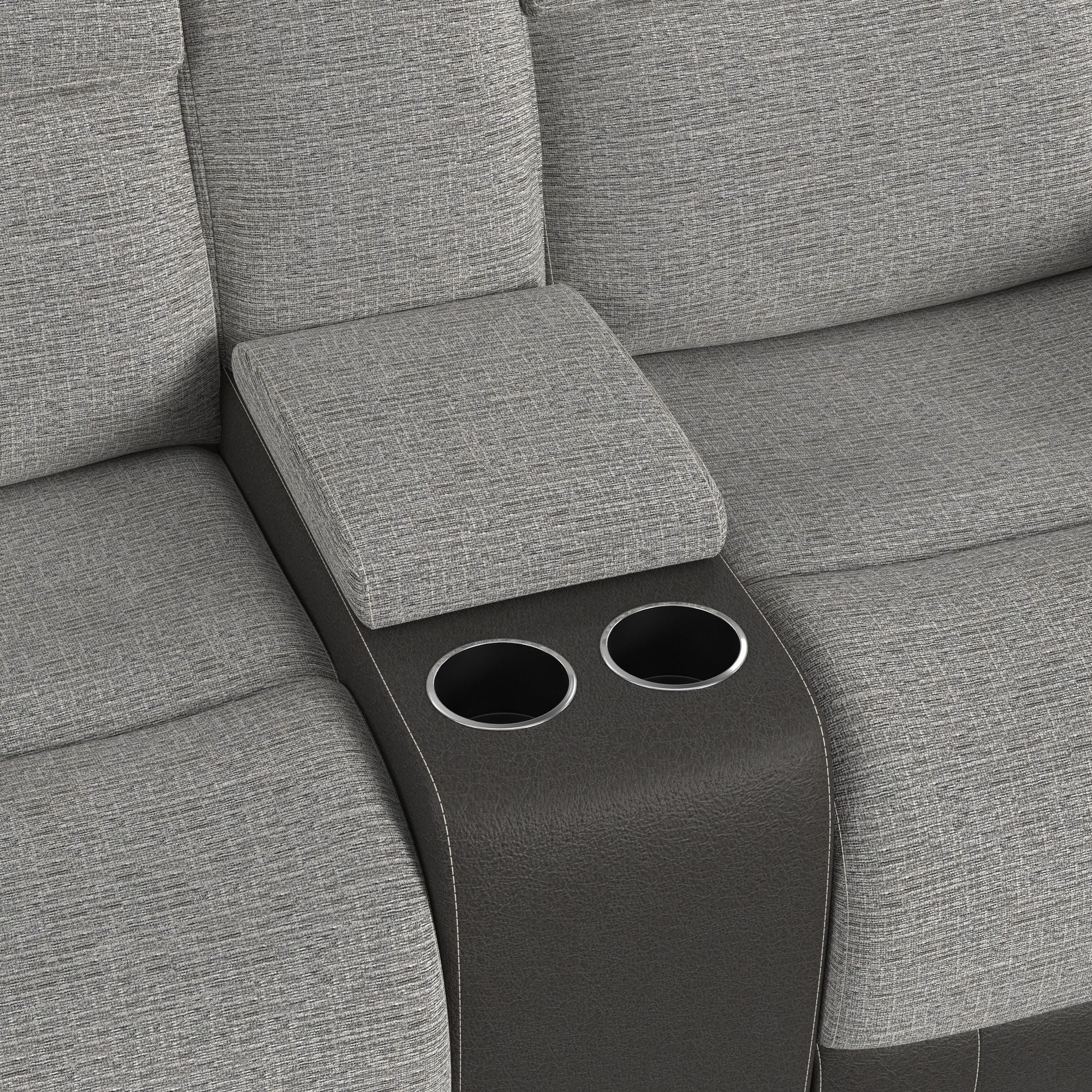 Hornet - 3 Piece Motion Sectional Set With Console And 2 Recliners