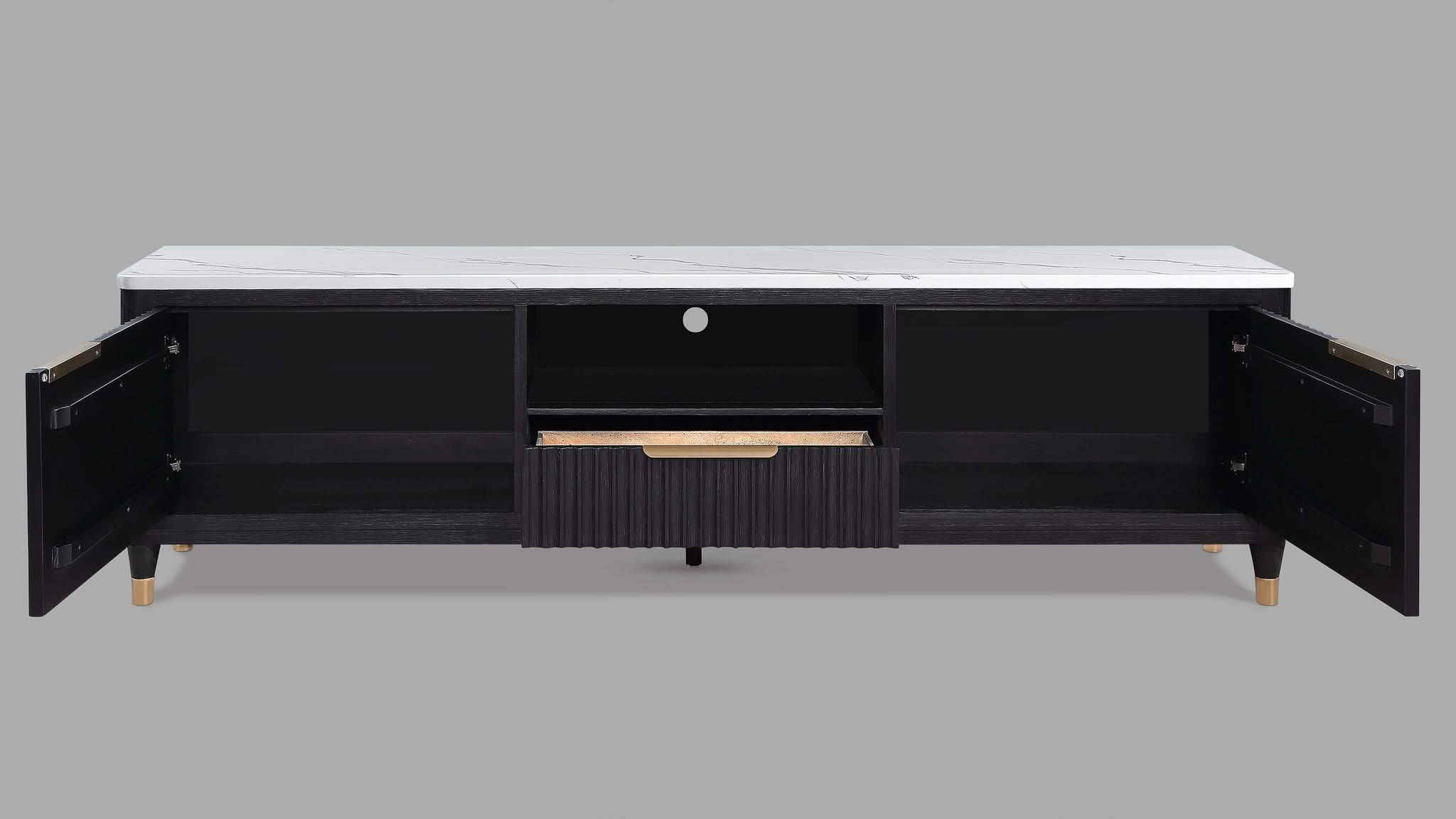 Kara - TV Stand - Black