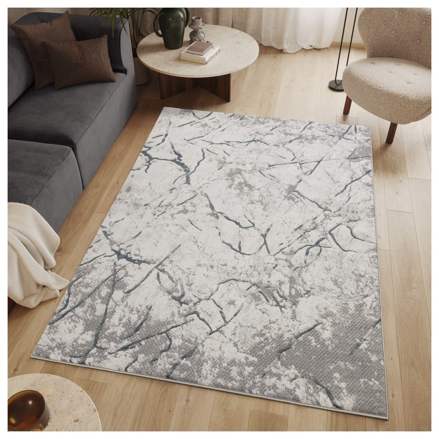 Geometrix - Contemporary Area Rug With Geometric 3D Effect