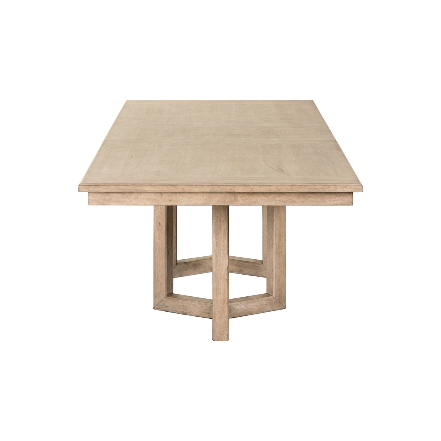 Proximity Place - Double Pedestal Table - Barley Buff