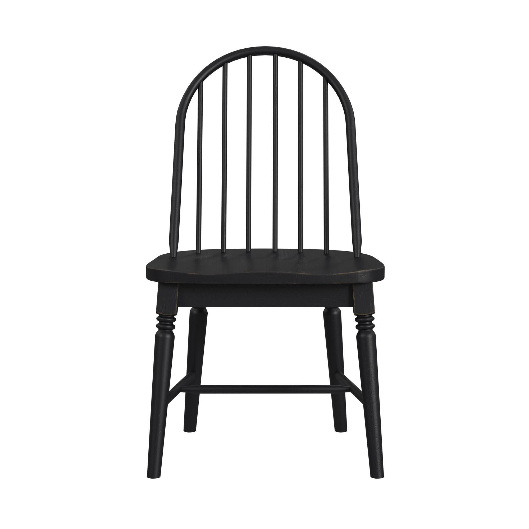 Heritage & Home - Windsor Side Chair (Set of 2) - Black