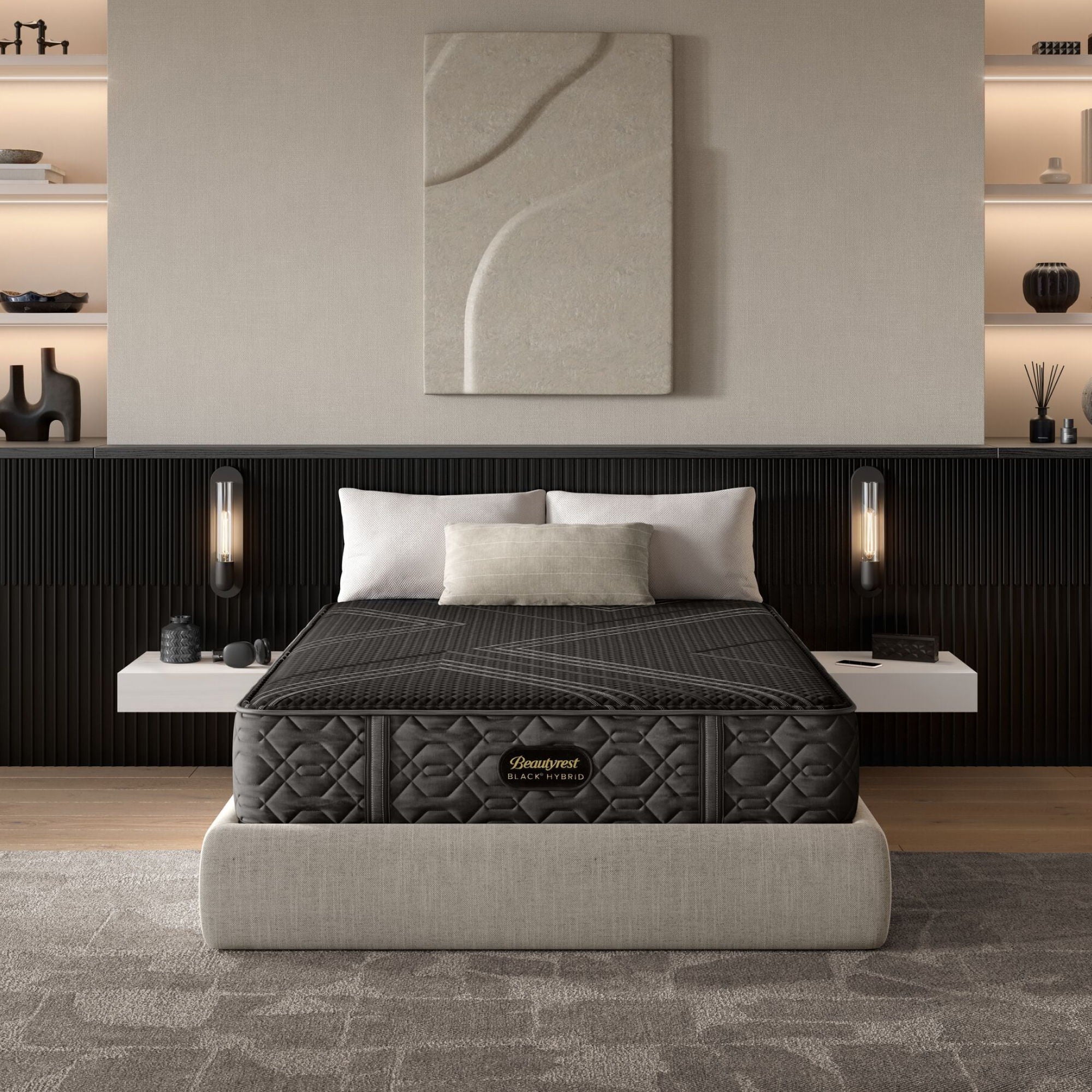 Beautyrest Black - 12.5" Series One Hybrid Plush Mattress