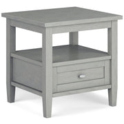 Warm Shaker - End Table - Gray