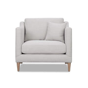 Chair With High Track Arms - Beige