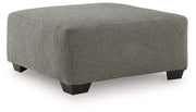 Clarington - Oversized Accent Ottoman - Greystone