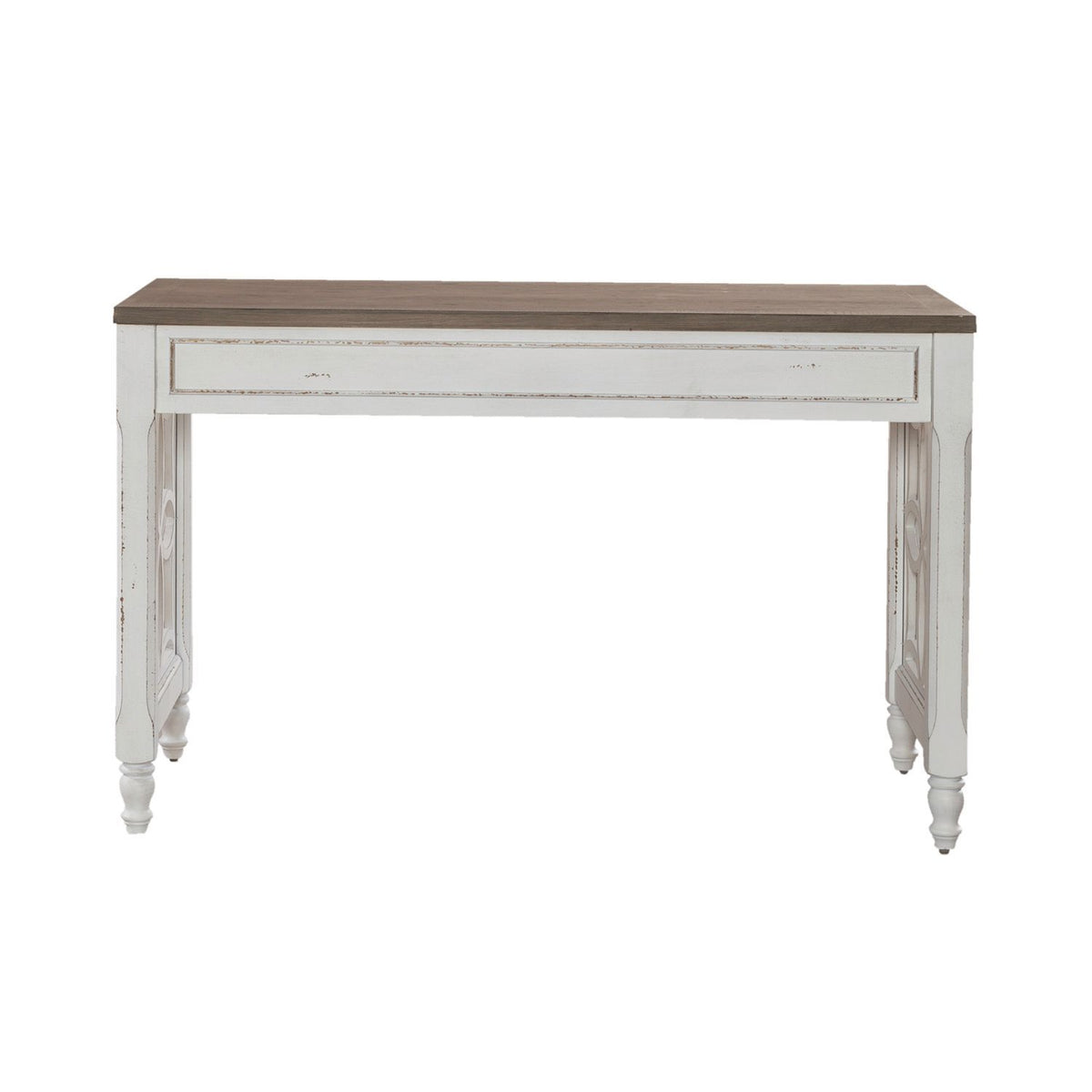 Magnolia Manor - L Writing Desk - Antique White