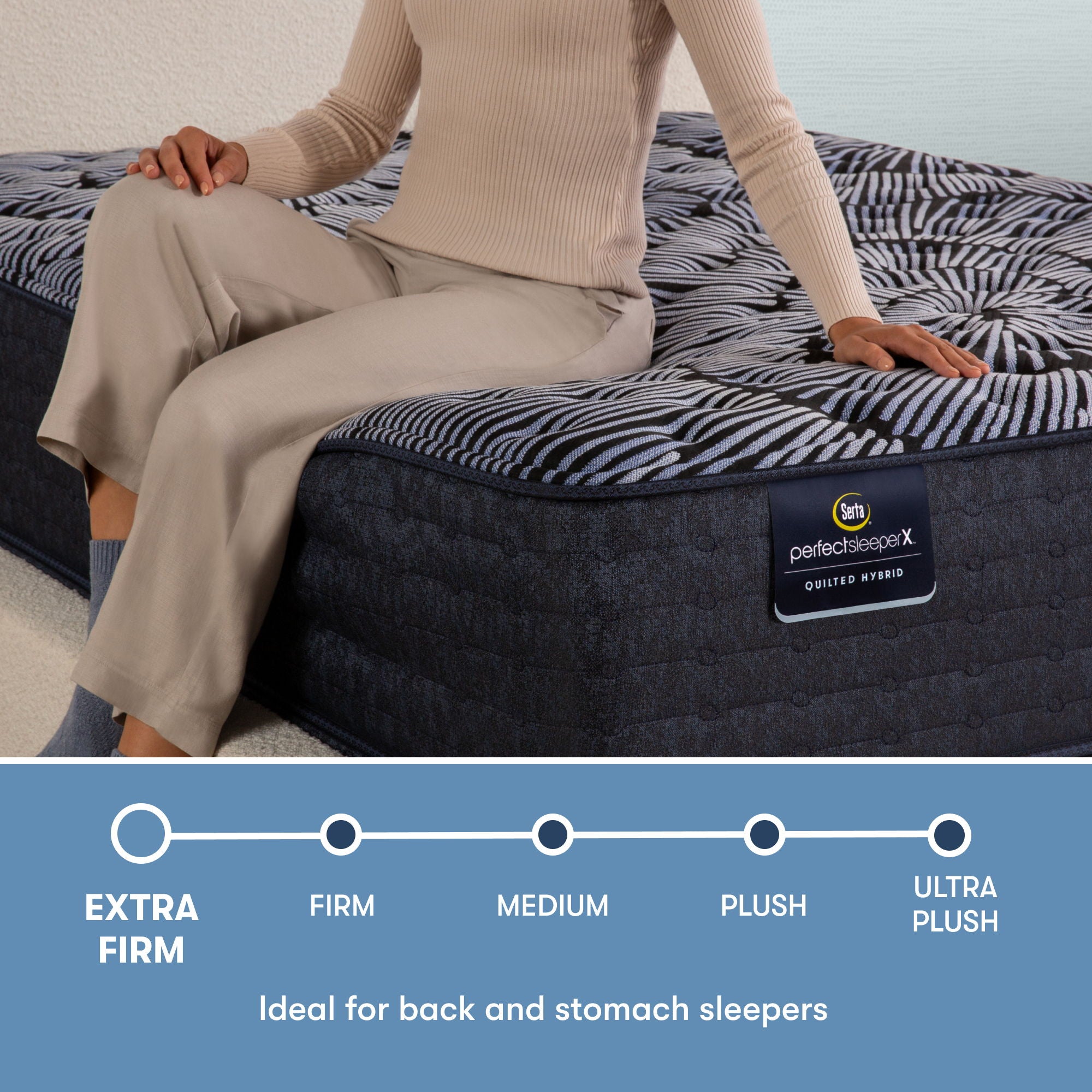 Perfect Sleeper X - 13.75" Excelled Hybrid Extra Firm Mattress