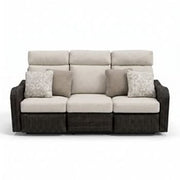 Mission Beach - Sofa Recliner With Cushion - Brown / Beige