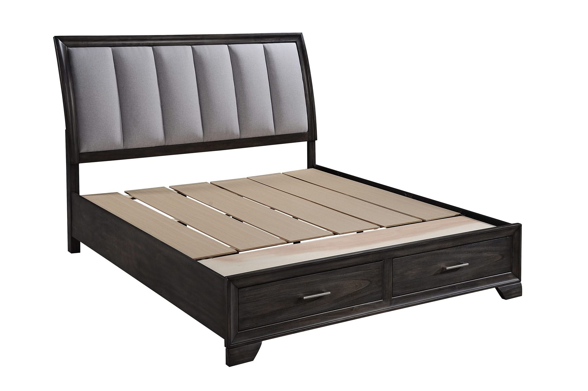 Jaymes - King Bed Storage - Gray