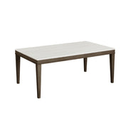 Essence - 70" Rectangle Dining Table With Marble Top