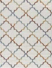 Loft Shag - 7'10" X 9'10" Shaggy Area Rug Polypropylene - Ivory