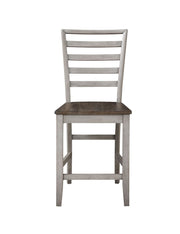 Abacus - Counter Chair (Set of 2) - Alabaster / Honey