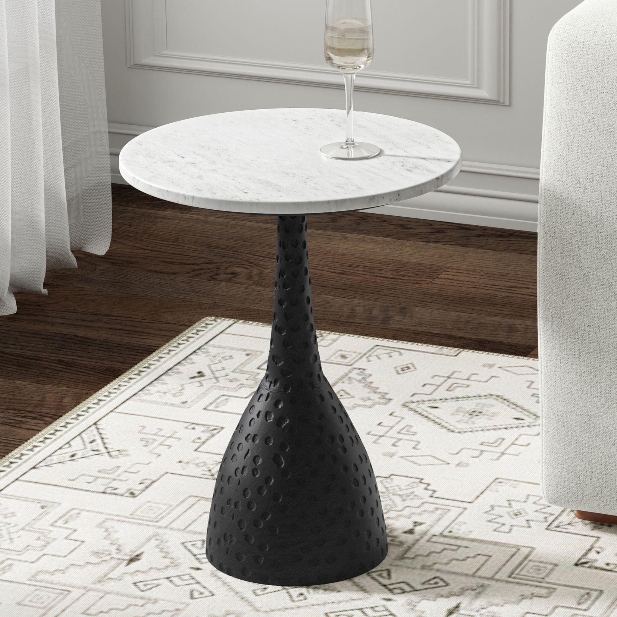 Myles - Side Table - Black