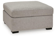ModMax Luxe - Oversized Accent Ottoman - Flint