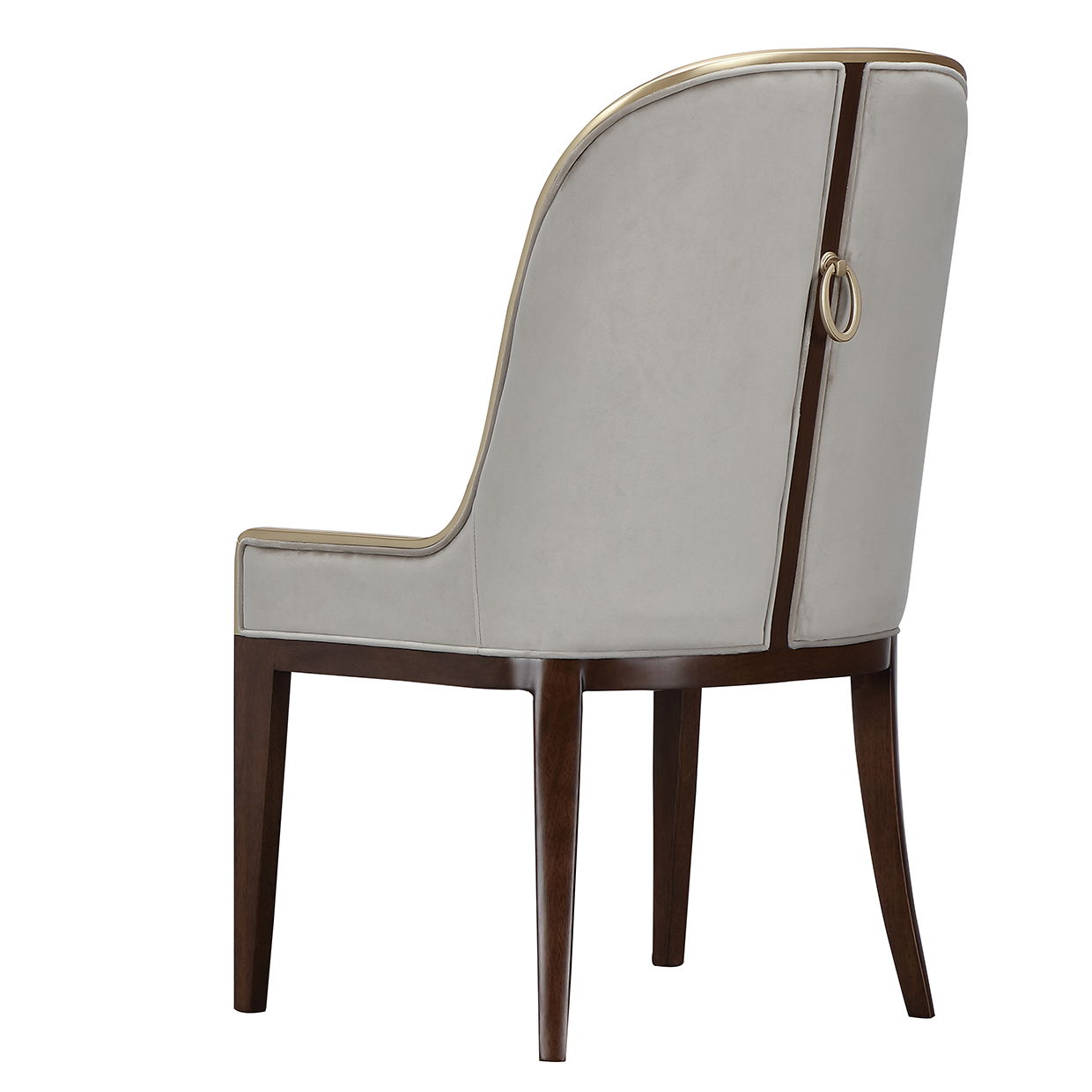 Houston - Dining Side Chair (Set of 2) - Porcini / Walnut