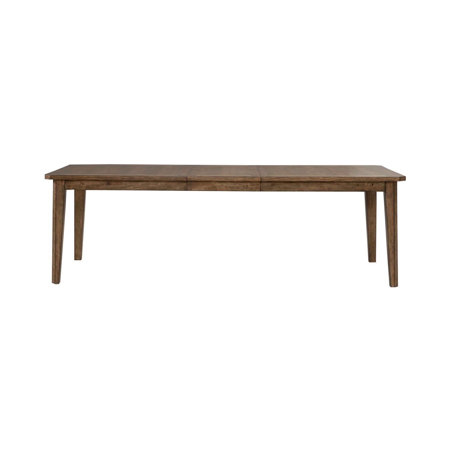 Carolina Park - Rectangular Leg Table - Amber Brown