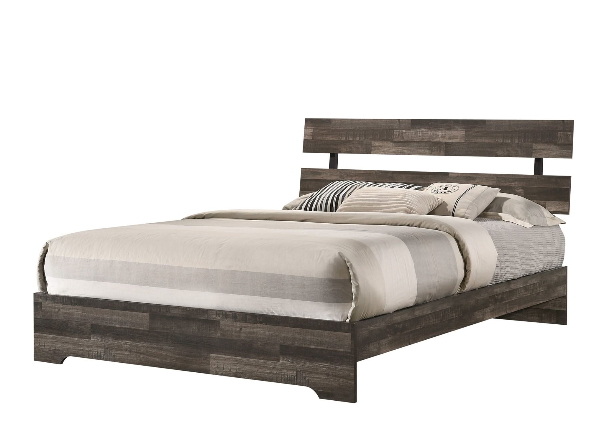 Atticus - Full 5 Piece Bedroom Set - Brown