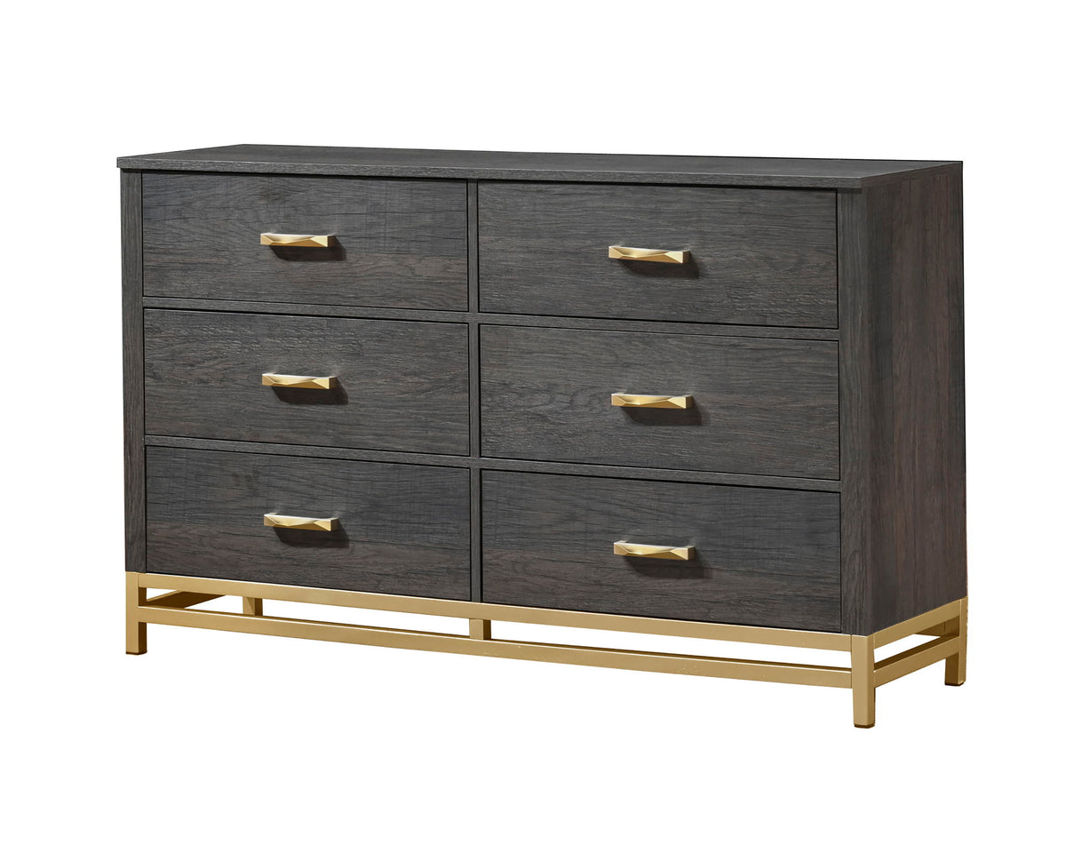 Trevor - King 4 Piece Bedroom Set - Brown