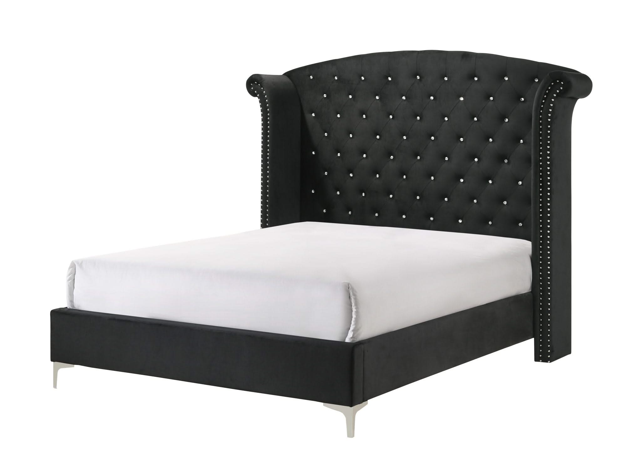 Lucinda - Queen 4 Piece Bedroom Set - Black