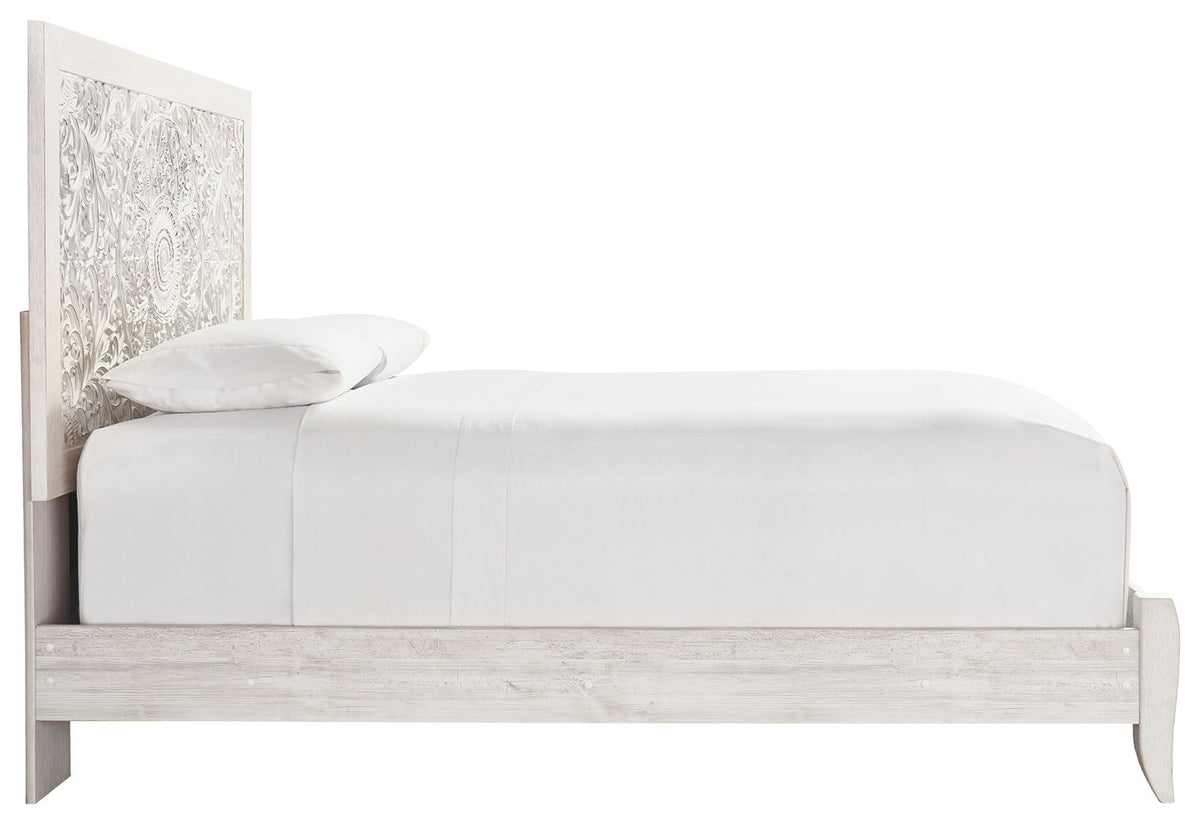 Paxberry - Queen Panel Headboard - Whitewash