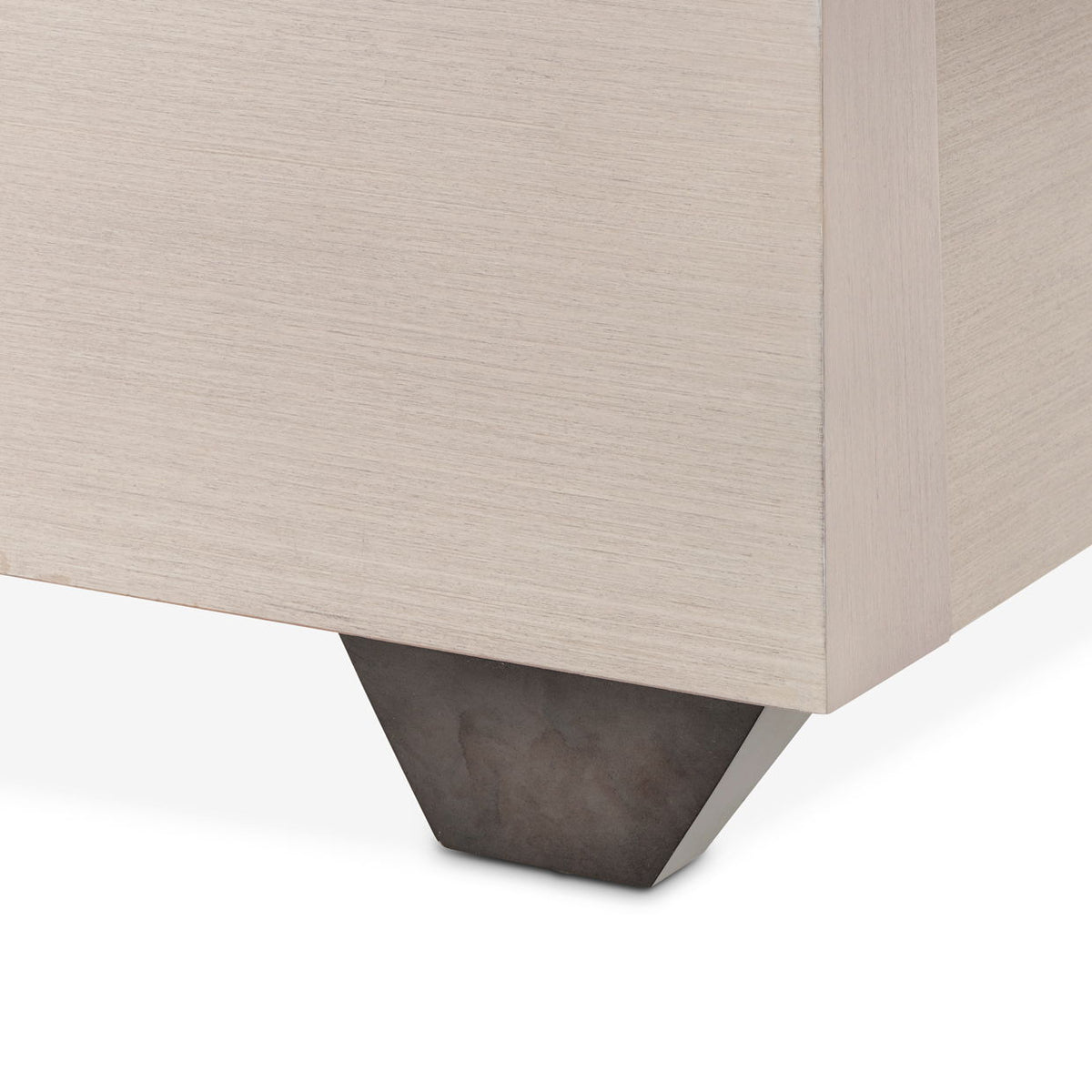 Fantosini - King Tufted Panel Bed - Silver Mist
