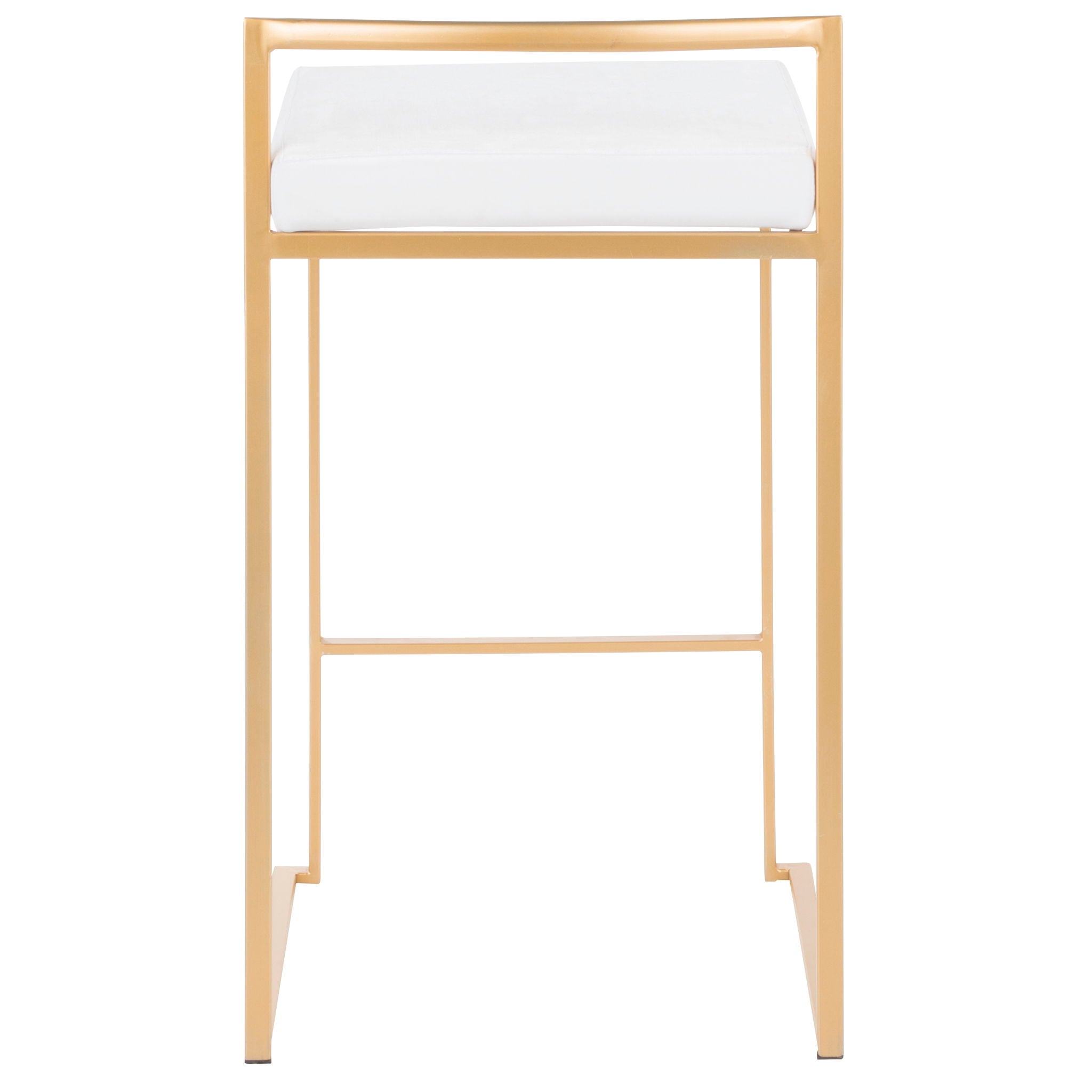 Fuji - Contemporary / Glam Design Counter Stool (Set of 2)