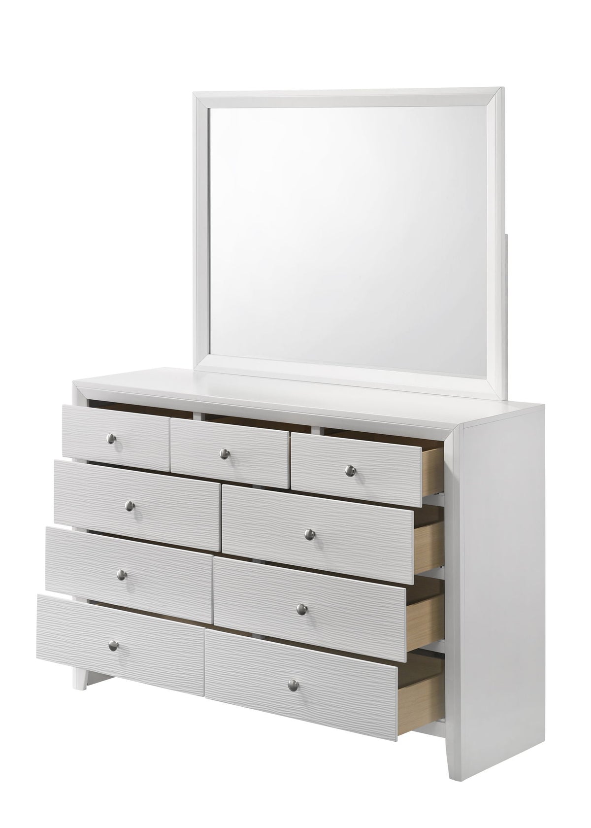 Denker - Twin 4 Piece Bedroom Set - White