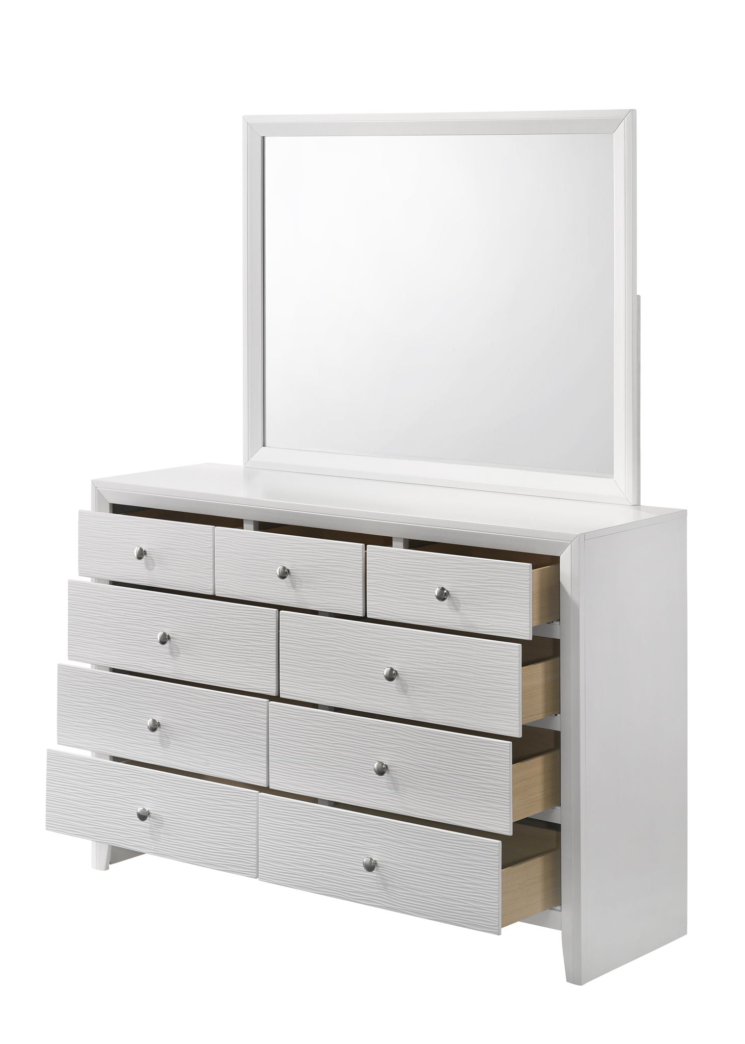 Denker - Queen 4 Piece Bedroom Set - White