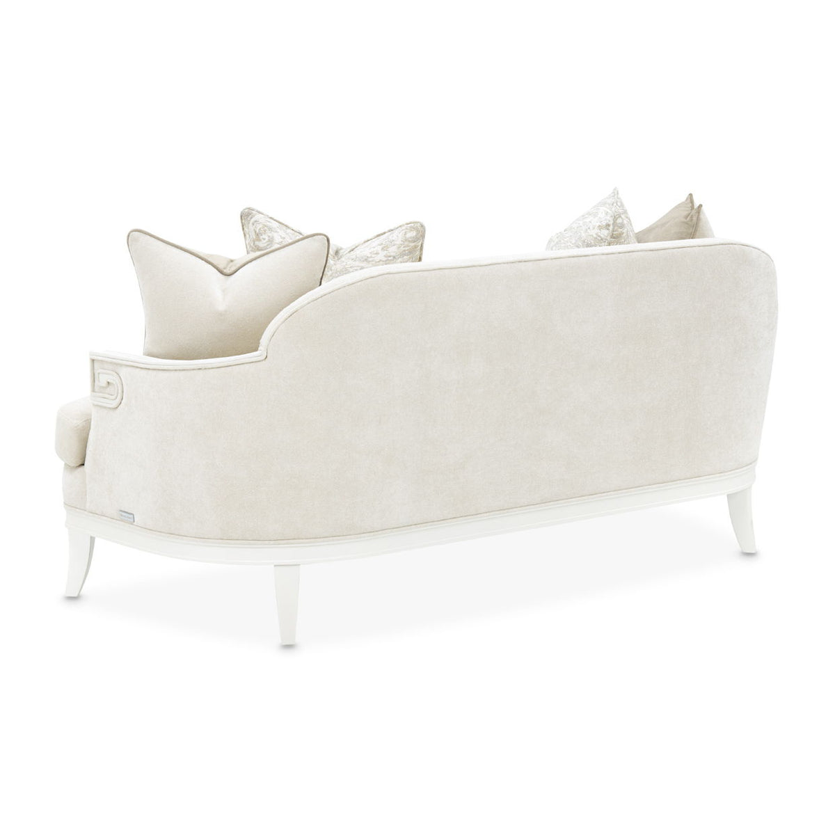 La Marisia - Chenille Loveseat - Tranquil / Creamy Pearl