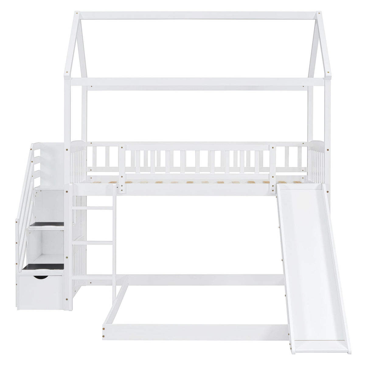 House Bunk Bed With Slide