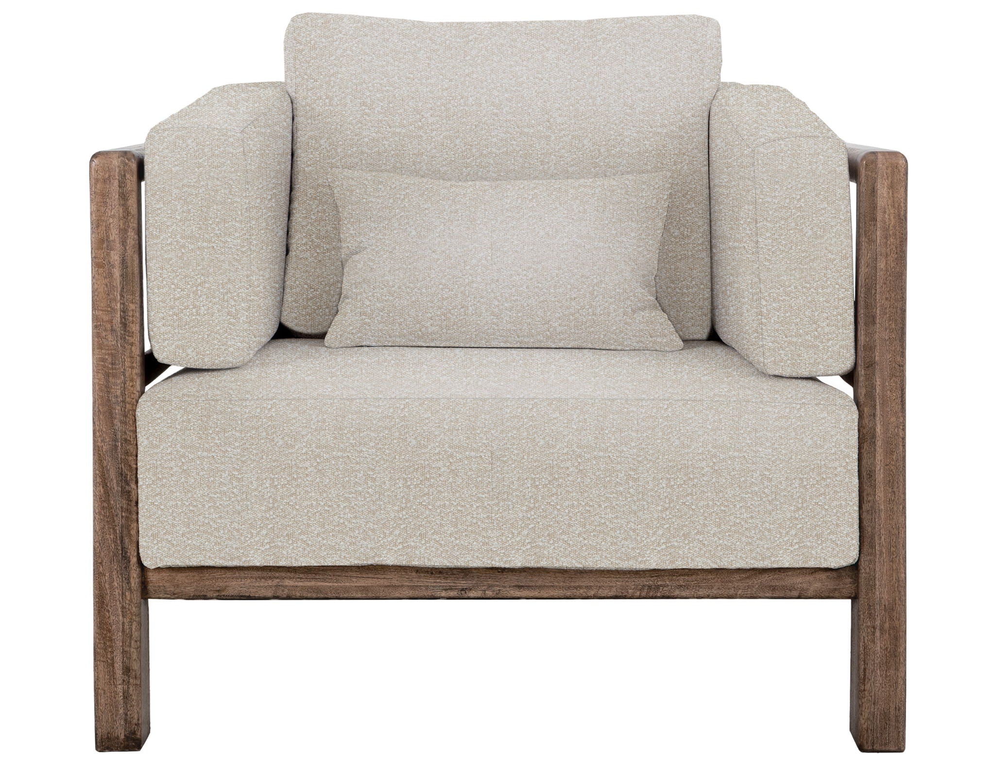 Roots - Fabric Armchair - Talawa / Beige