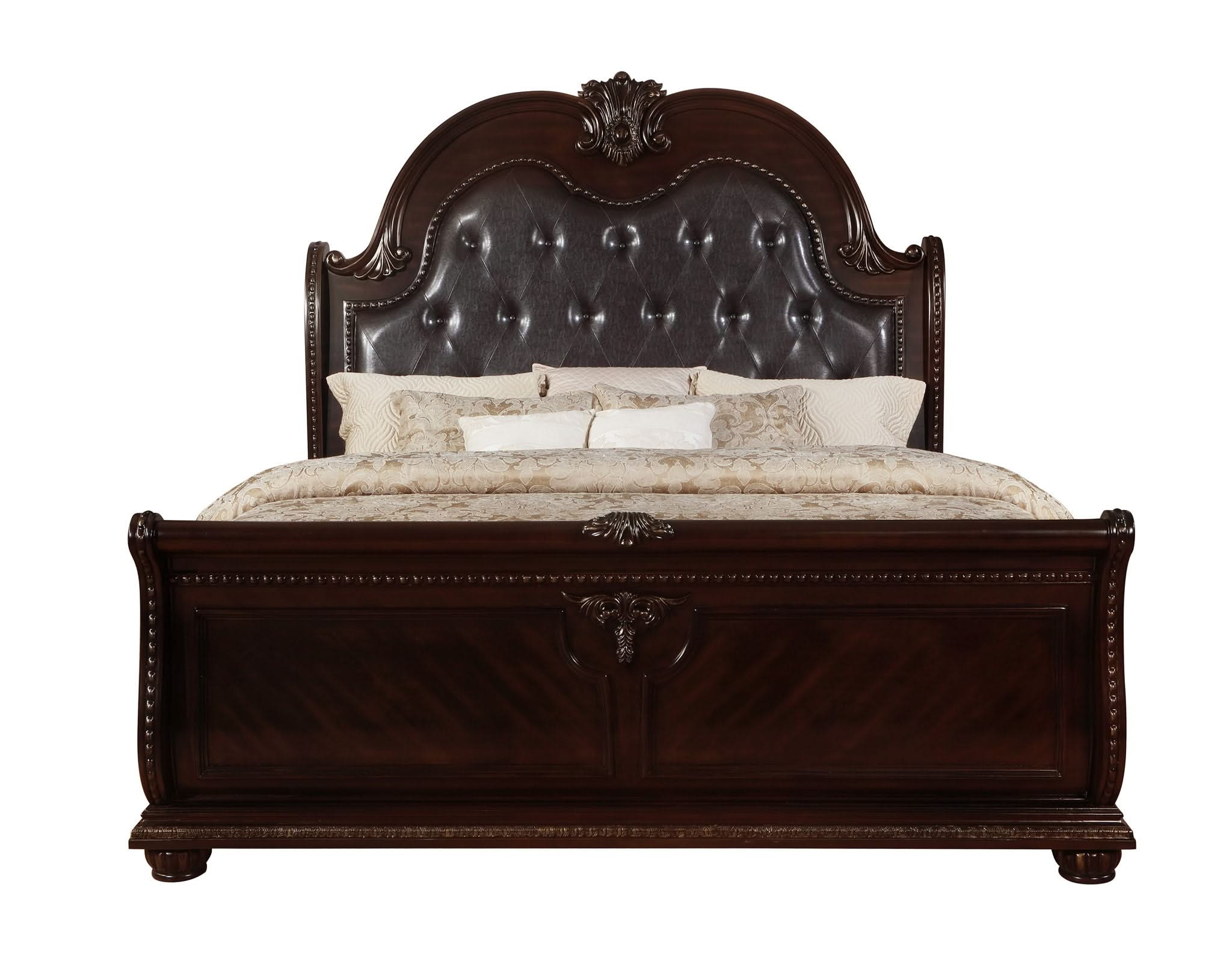 Stanley - California King Bed - Cherry