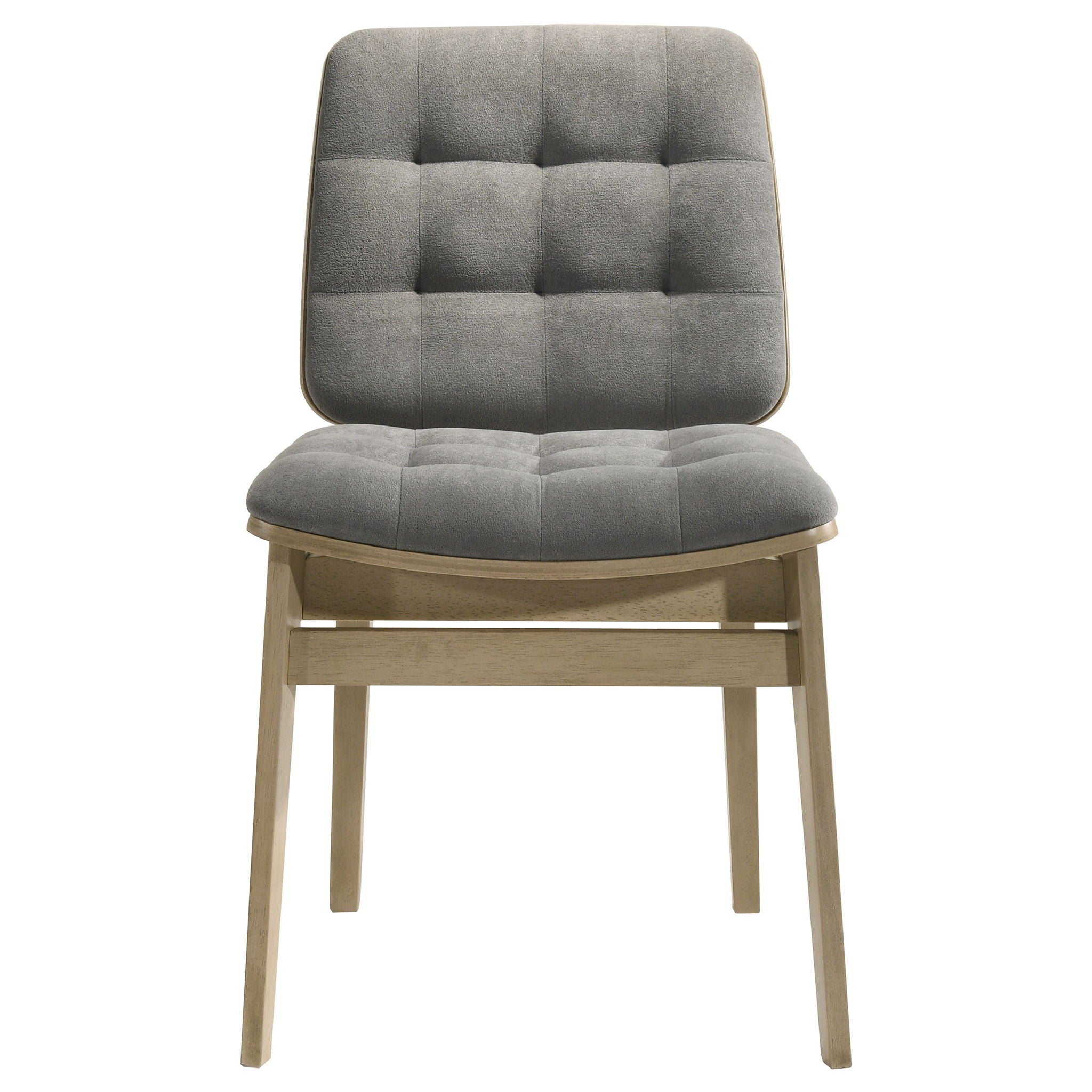 Hamlyn 5-piece Round Wood Dining Set Grey and Natural Oak