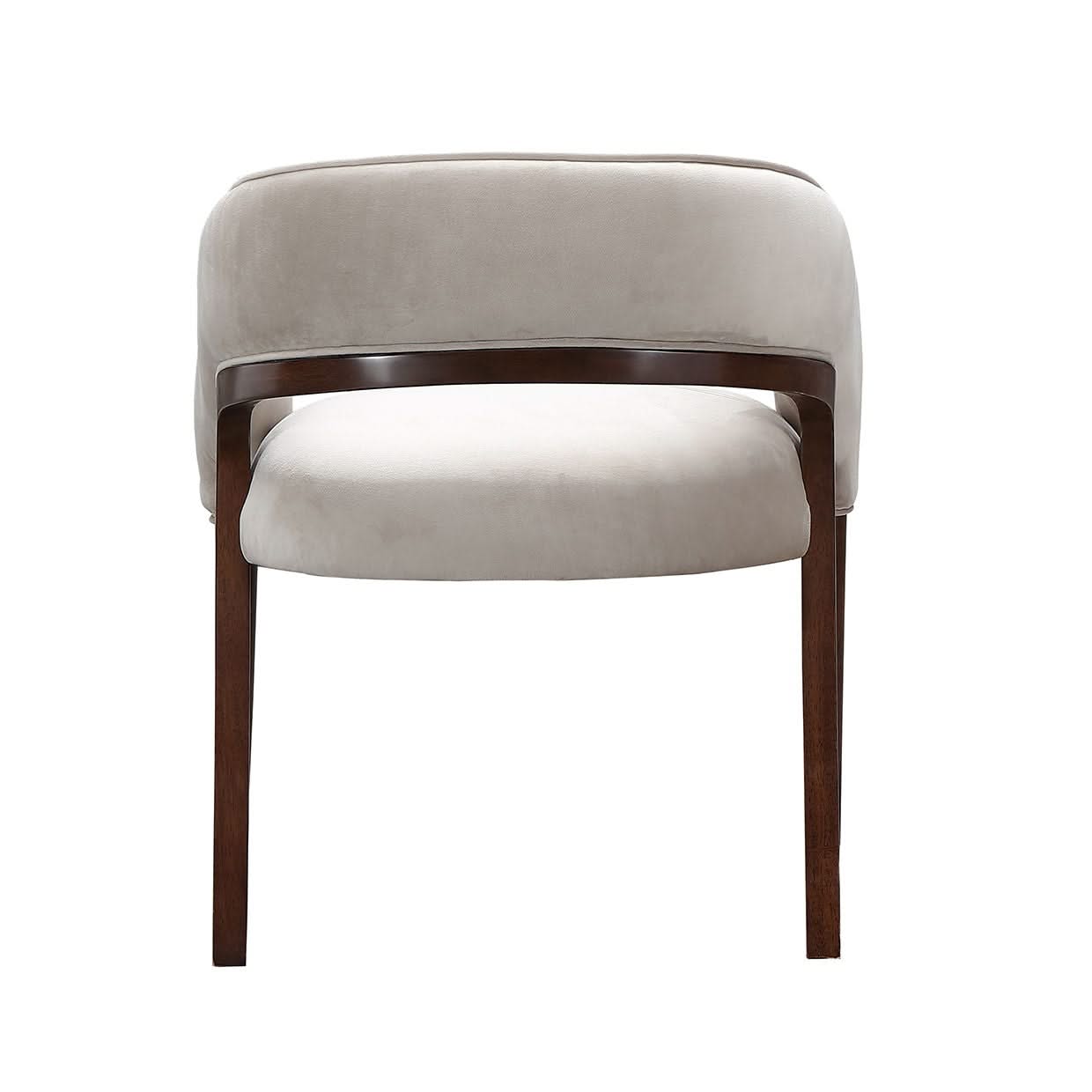 Houston - Vanity Chair - Porcini / Walnut