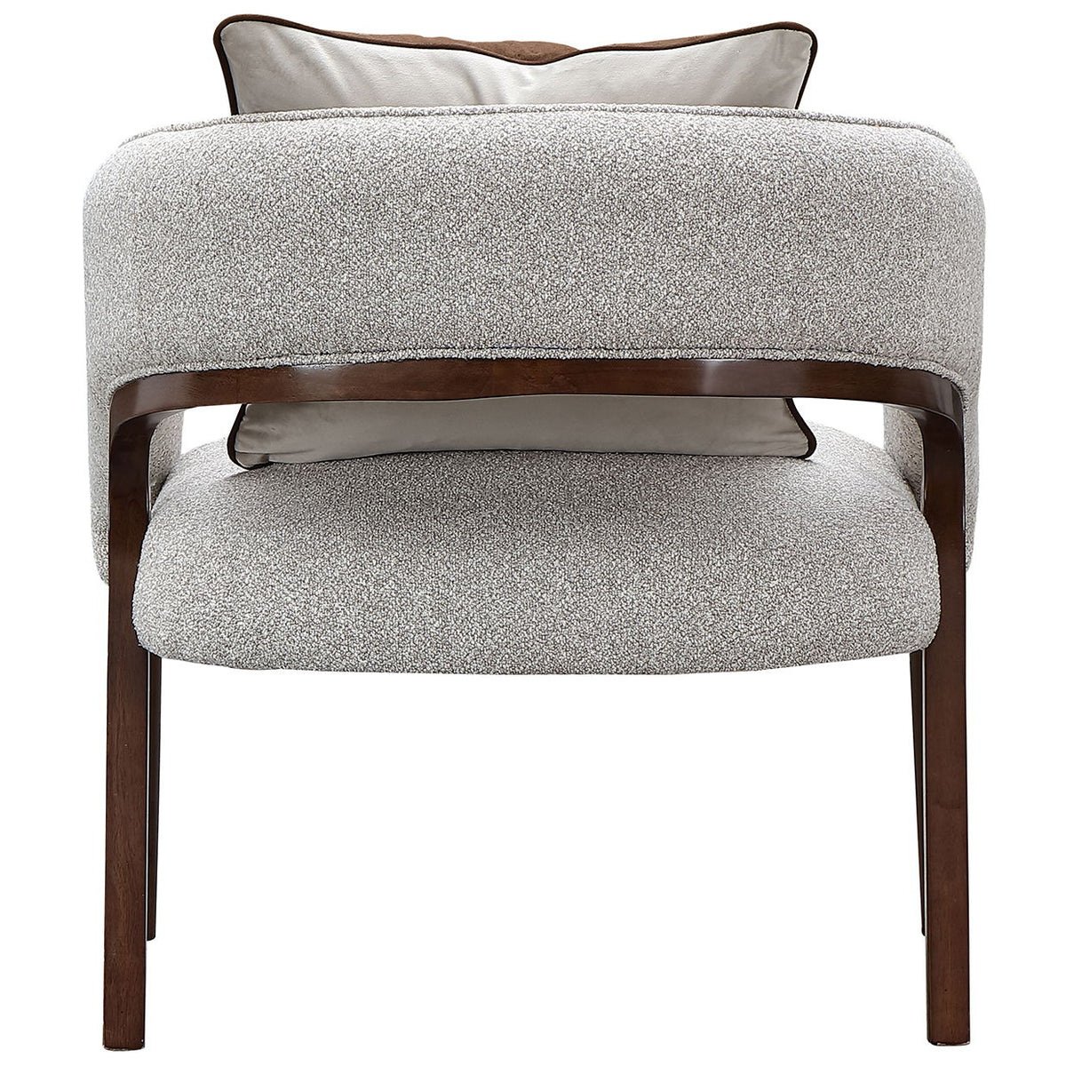 Houston - Accent Chair - Pebble / Walnut