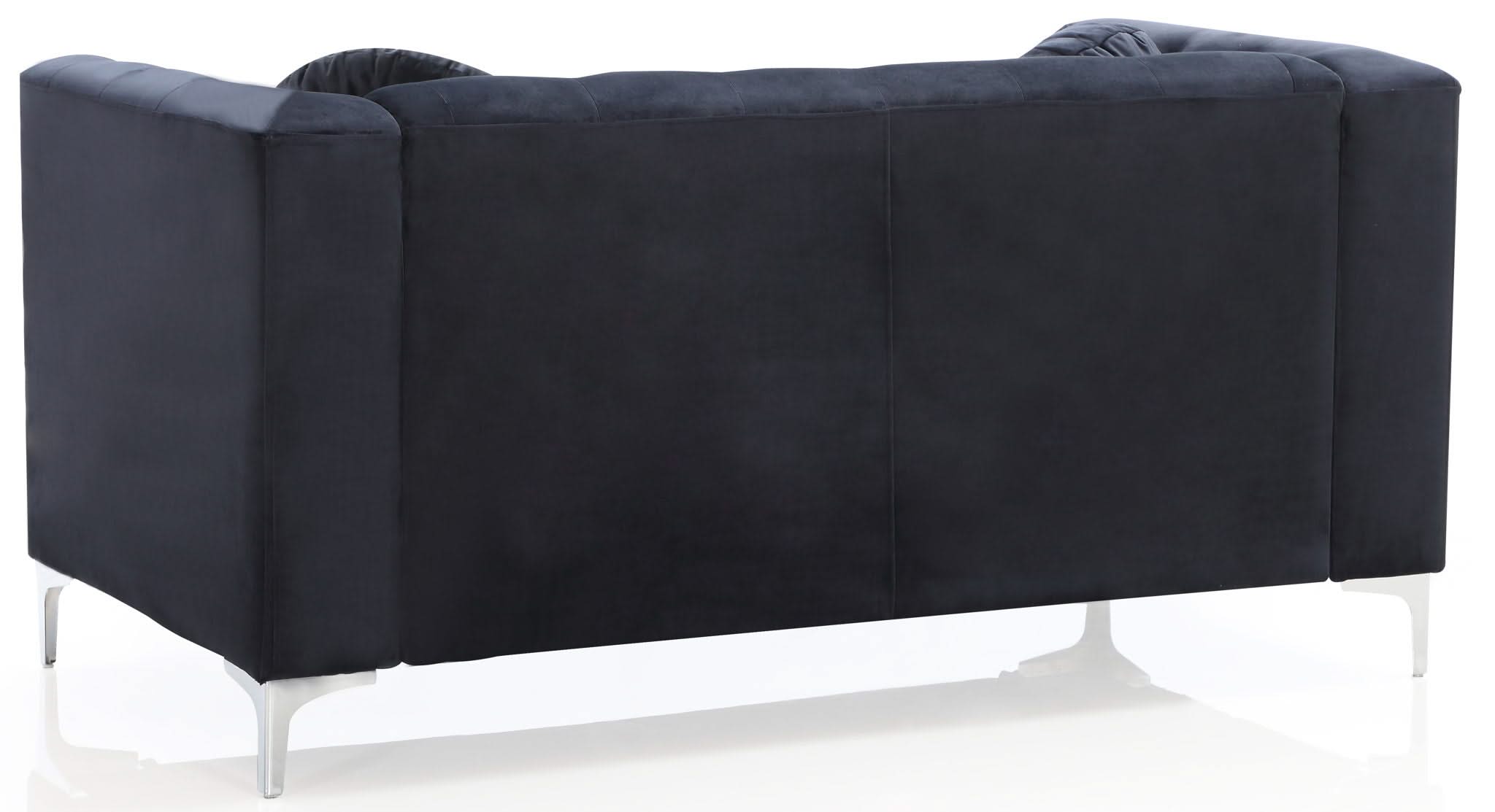 Stylish Sloped Arm Loveseat