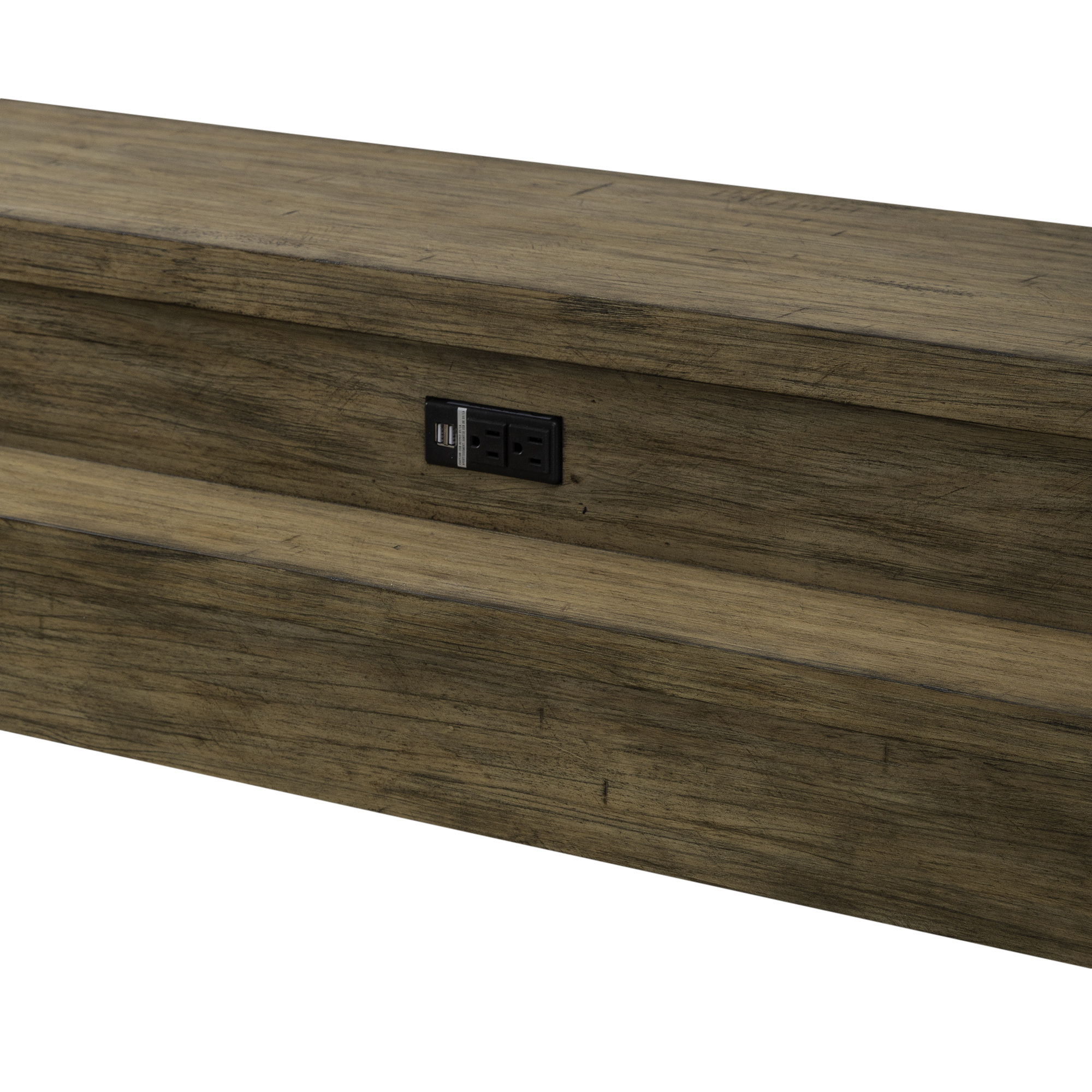Pinebrook Ridge - Console Bar Table - Weathered Toffee
