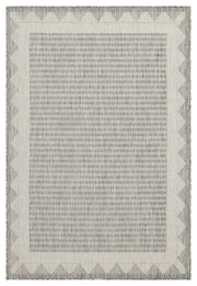 Sunshine - 5'3" X 7'3" Indoor & Outdoor Area Rug - Silver - Polypropylene