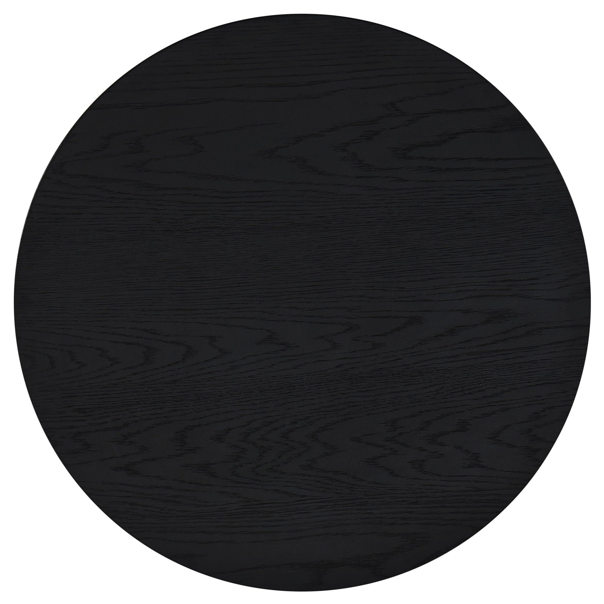 Sweeney 39-inch Round Wood Occasional Cocktail Coffee Table Black