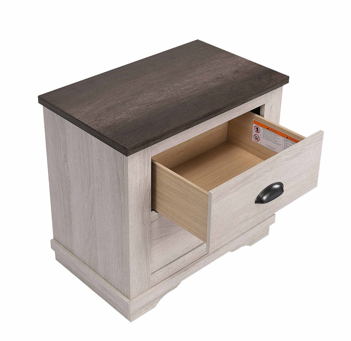 Coralee - Queen 4 Piece Bedroom Set - Chalk / Gray