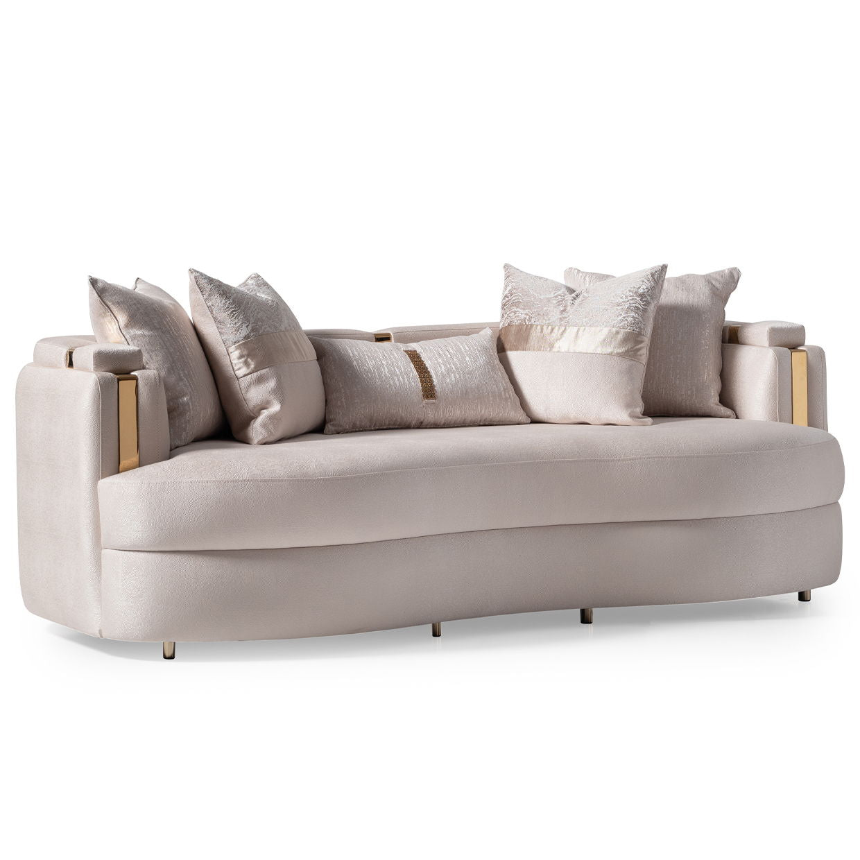 Carmela - Sofa - Almond / Gold