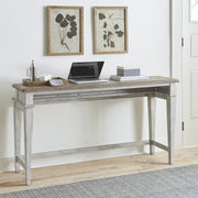 Heartland - Console Bar Table - Antique White / Tobacco Tops