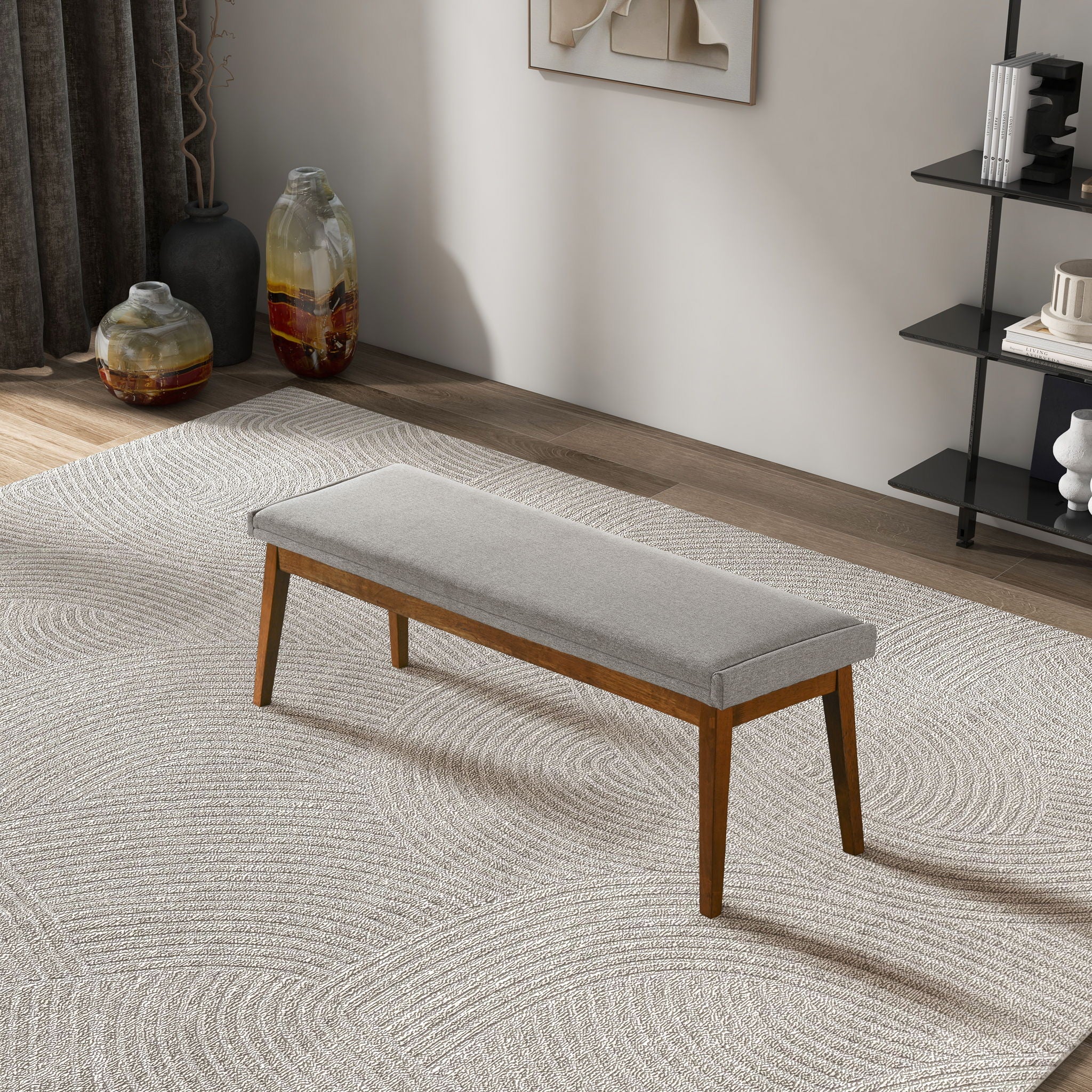 Warren - Bench - Ash Gray