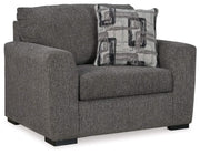 Gardiner - Chair And A Half - Pewter